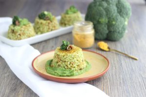 torricelle di fregola con broccoli e bottarga