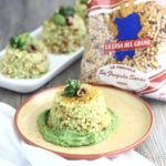 Torricelle di fregola con broccoli e bottarga